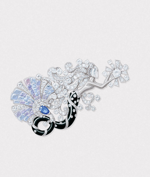 Van Cleef & Arpels Seven Seas 系列高級珠寶。